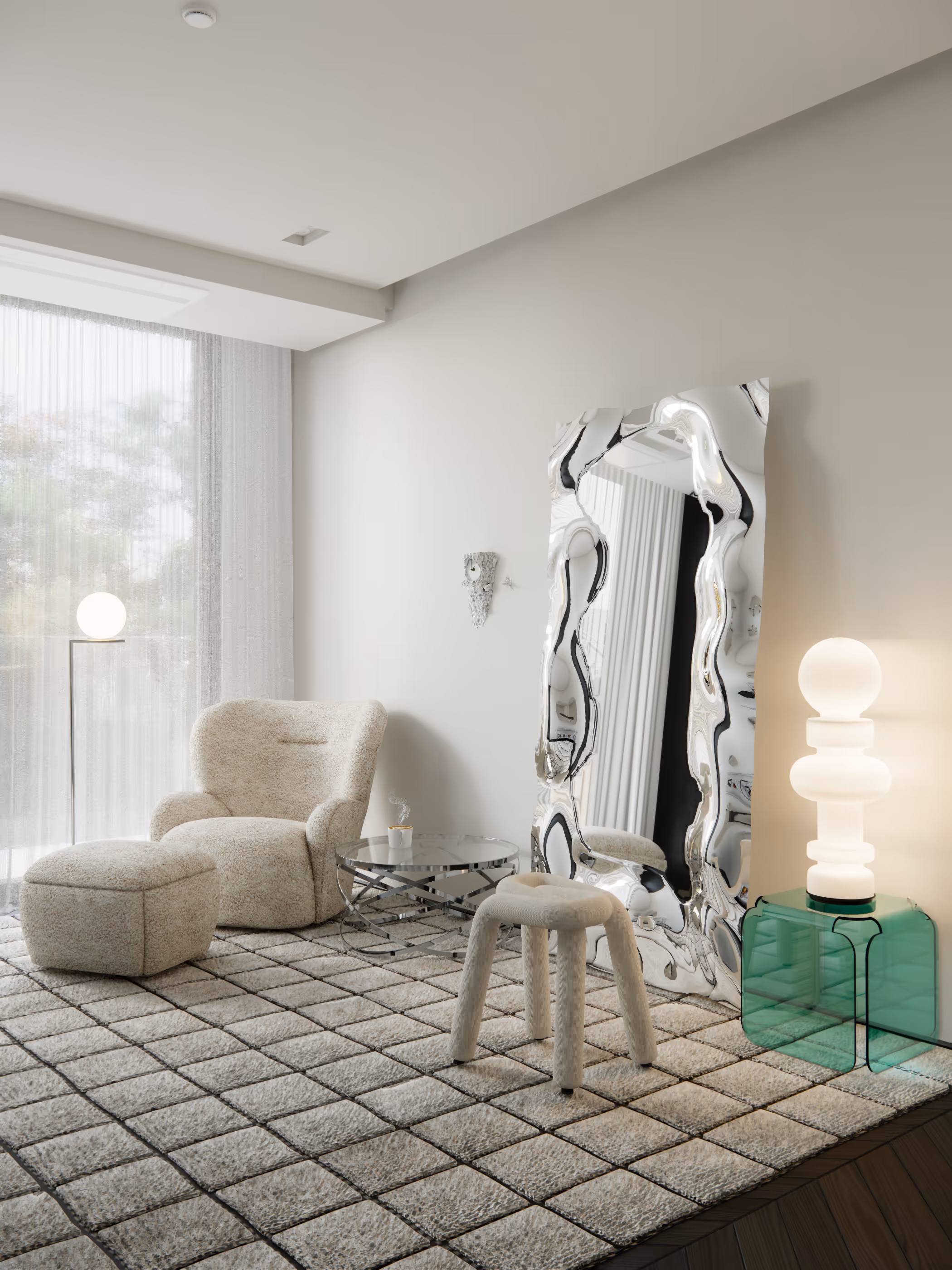 Elegant style living room