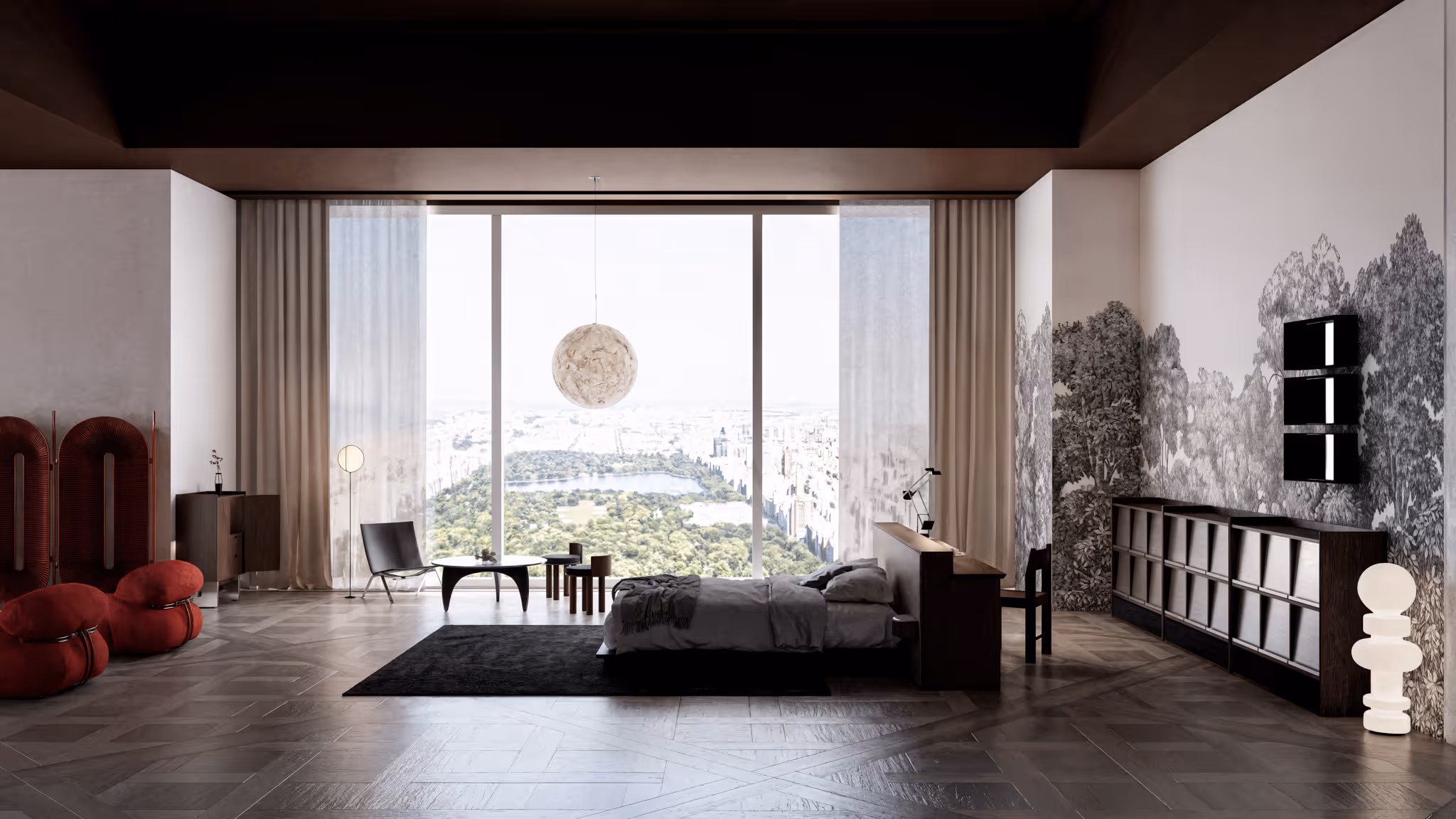 Unique style living room