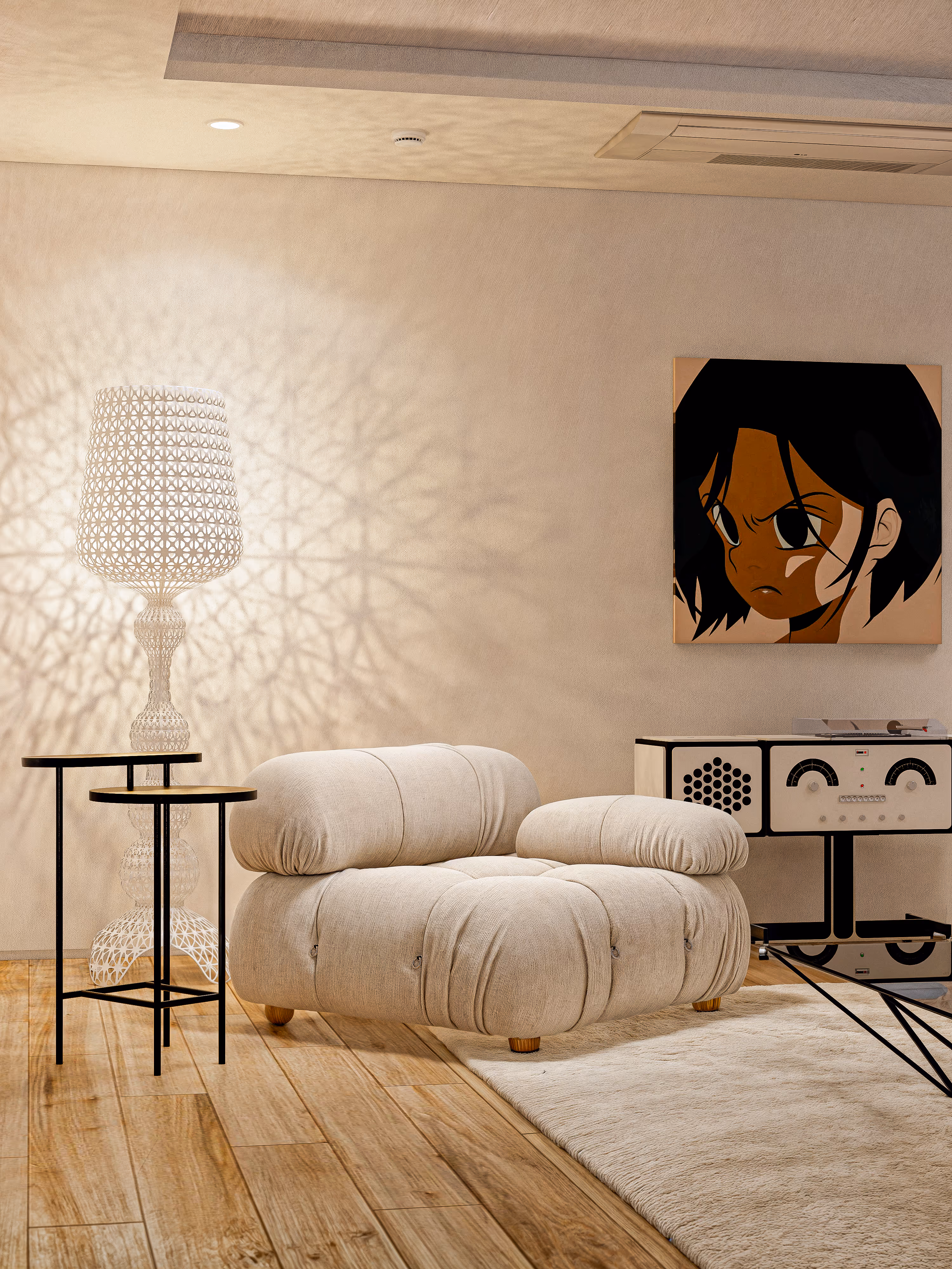 Unique style living room